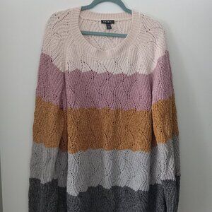 Tribal Striped Sweater